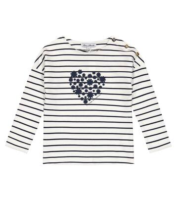 Striped cotton-blend top | Tartine et Chocolat