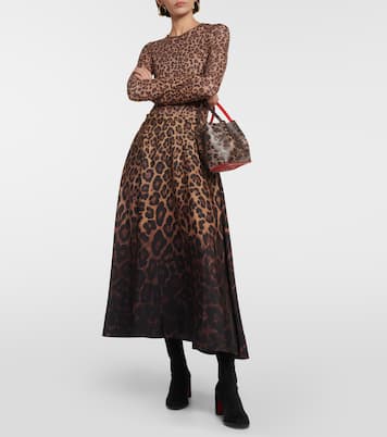 Cabarock Small leopard-print tote | Christian Louboutin