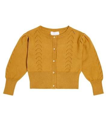 Francesca cotton-blend cardigan | C'era Una Volta