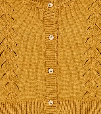 Francesca cotton-blend cardigan | C'era Una Volta