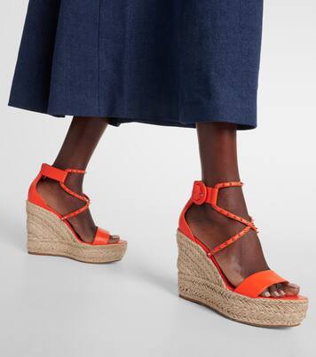 Chocazeppa Spikes 120 espadrille wedges | Christian Louboutin