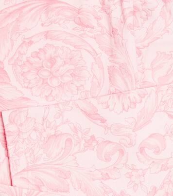 Baby Barocco cotton-blend leggings | Versace Kids