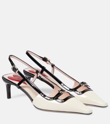 Viv’ Canard patent leather slingback pumps | Roger Vivier