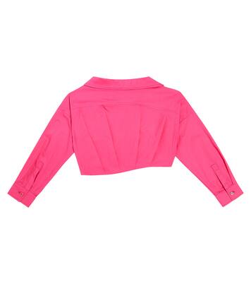 La Chemise Mejean linen and cotton top | Jacquemus Enfant
