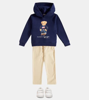 Polo Bear cotton-blend hoodie | Polo Ralph Lauren Kids