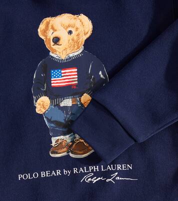 Polo Bear cotton-blend hoodie | Polo Ralph Lauren Kids