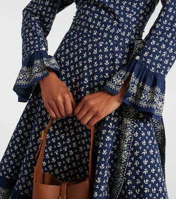 Robe portefeuille en coton à fleurs | Polo Ralph Lauren