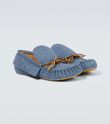 Mokassins aus Denim | JW Anderson