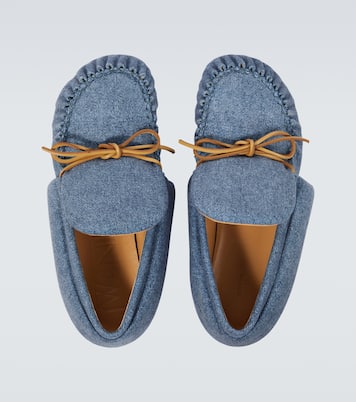 Mokassins aus Denim | JW Anderson