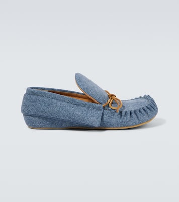 Mokassins aus Denim | JW Anderson