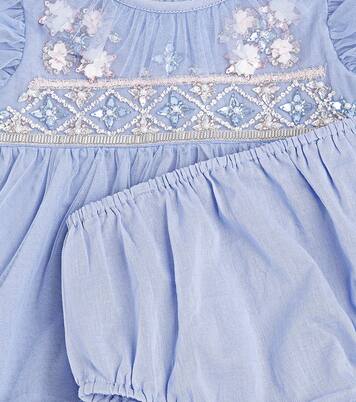 Baby Antoinette ruffled dress and bloomers set | Tutu Du Monde