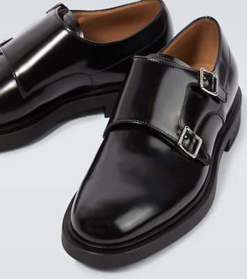 Scott leather monk strap shoes | Gianvito Rossi