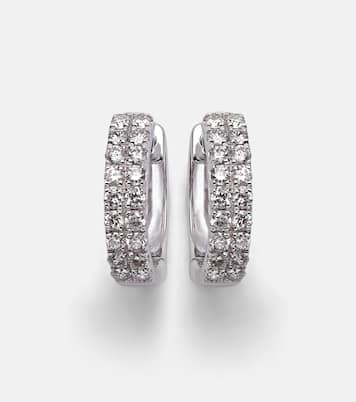 Ohrringe aus 14kt Weißgold mit Diamanten | Stone and Strand