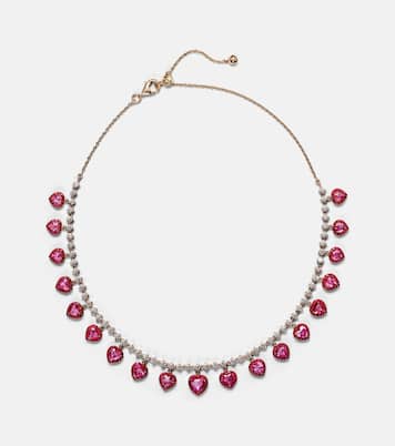 Choker en or rose 18 ct, rubis et diamants | Kamyen