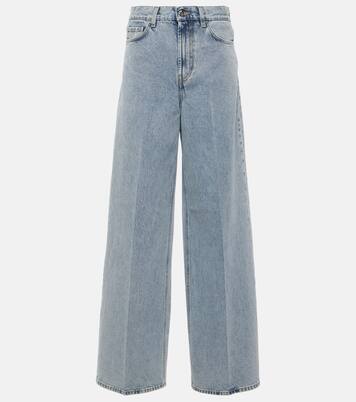 Jeans a gamba larga e vita alta | Toteme