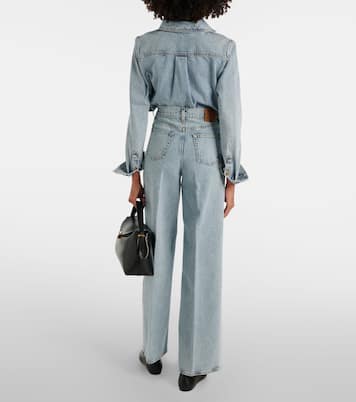 Jeans a gamba larga e vita alta | Toteme