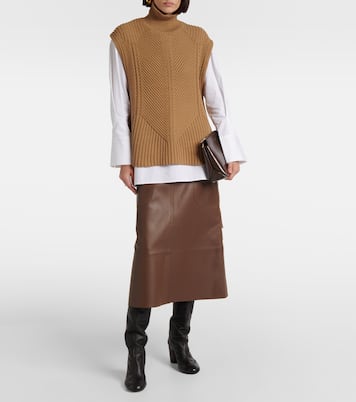 Set blouse et pull sans manches en coton mélangé | Joseph