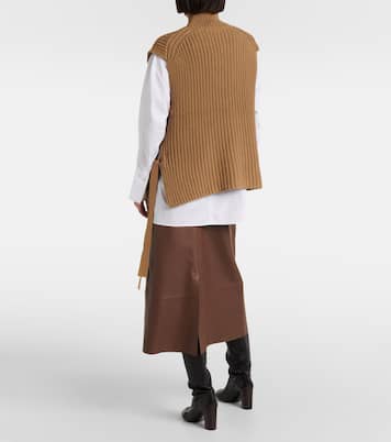 Set blouse et pull sans manches en coton mélangé | Joseph