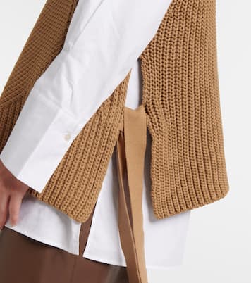 Set blouse et pull sans manches en coton mélangé | Joseph