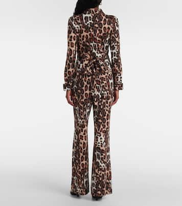 Michele leopard-print jumpsuit | Diane von Furstenberg