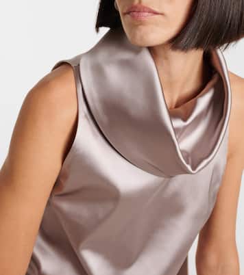 فستان قصير من الساتان | The Attico