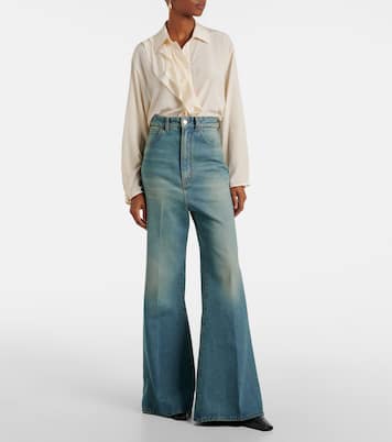 High-rise flared jeans | Victoria Beckham