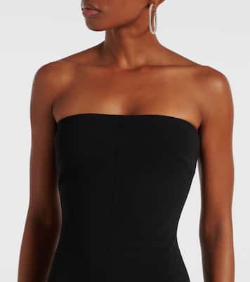 Abito lungo Bysha in crêpe | Solace London