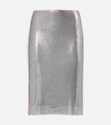 Chainmail pencil skirt | Versace