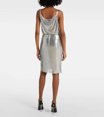 Chainmail pencil skirt | Versace