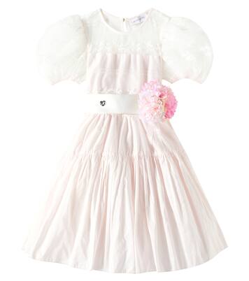 Amore taffeta dress | Monnalisa