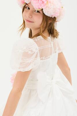 Amore taffeta dress | Monnalisa