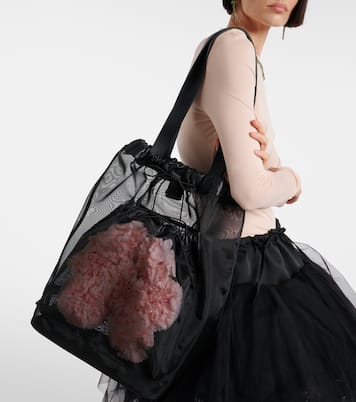 Tote Bag Carnation Pocket mit Leder | Simone Rocha
