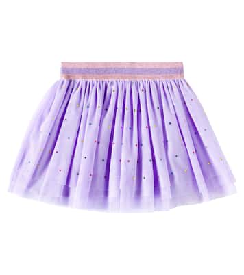 Gonna in tulle con cristalli | Stella McCartney Kids