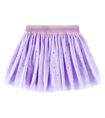 Gonna in tulle con cristalli | Stella McCartney Kids