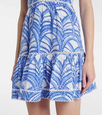 Robe Cara imprimée en coton | Poupette St Barth