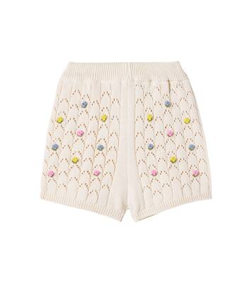 Canea embroidered cotton shorts | The New Society