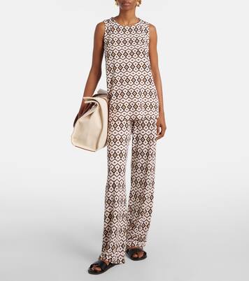 Bedrucktes Top Ersilia aus Jersey | Max Mara