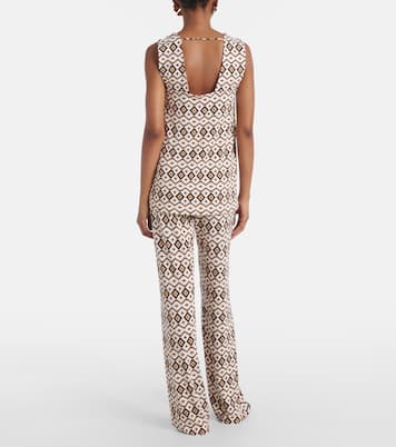Bedrucktes Top Ersilia aus Jersey | Max Mara