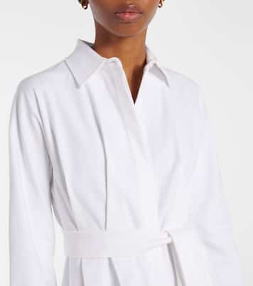 Robe chemise Arezzo en coton mélangé | Max Mara