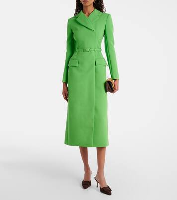 Robe Kalonice en crêpe de laine | Emilia Wickstead