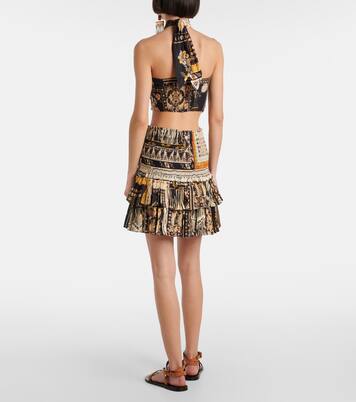 Minifalda Naomi de algodón estampada | Marant Etoile