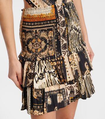 Minifalda Naomi de algodón estampada | Marant Etoile