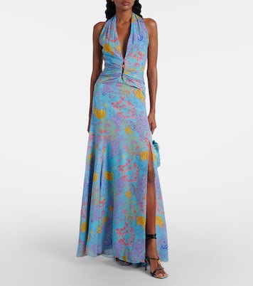 Sandalen La Medusa Underwater Barocco aus Leder | Versace