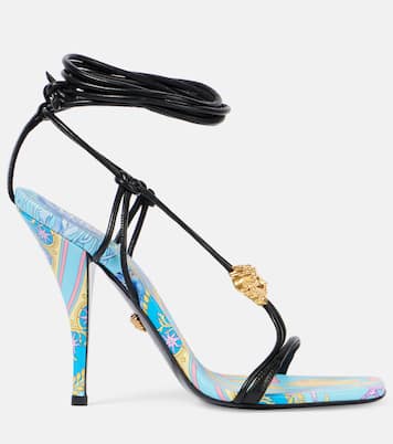 Sandalen La Medusa Underwater Barocco aus Leder | Versace