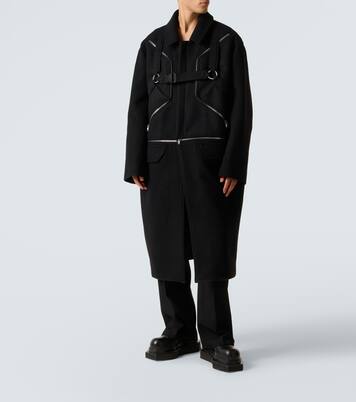 Virgin wool coat | Rick Owens