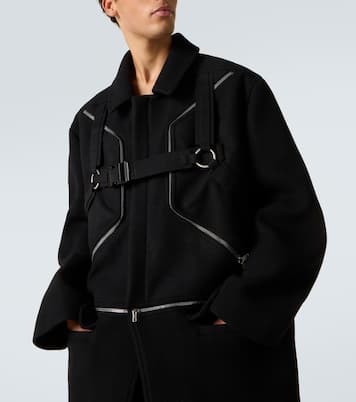 Virgin wool coat | Rick Owens