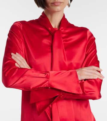 Hemd Lavallière aus Crêpe de Chine aus Seide | Nina Ricci