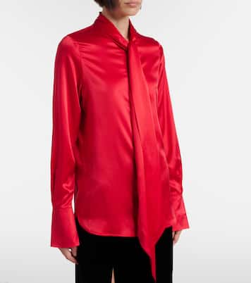 Hemd Lavallière aus Crêpe de Chine aus Seide | Nina Ricci