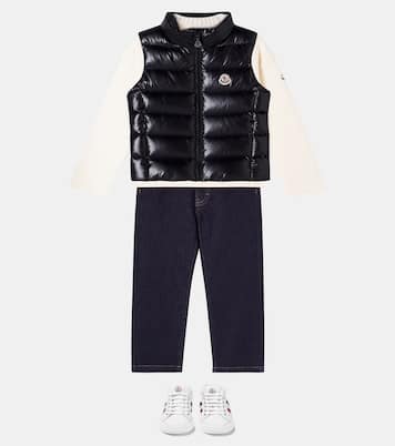 Veste doudoune sans manches Ghany à logo | Moncler Enfant