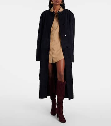 Robe chemise Geraldine en daim | Stouls